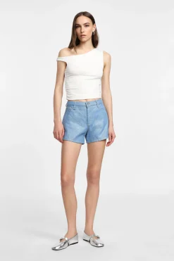Shorts de corte regular con cinco bolsillos