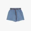 Shorts regulares con cinturón incluido