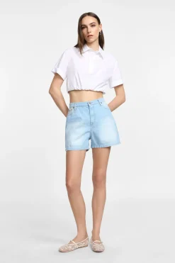 Shorts regular-fit con bolsillos