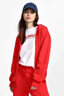 Sudadera con capucha y cremallera
