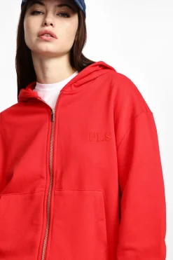 Sudadera con capucha y cremallera