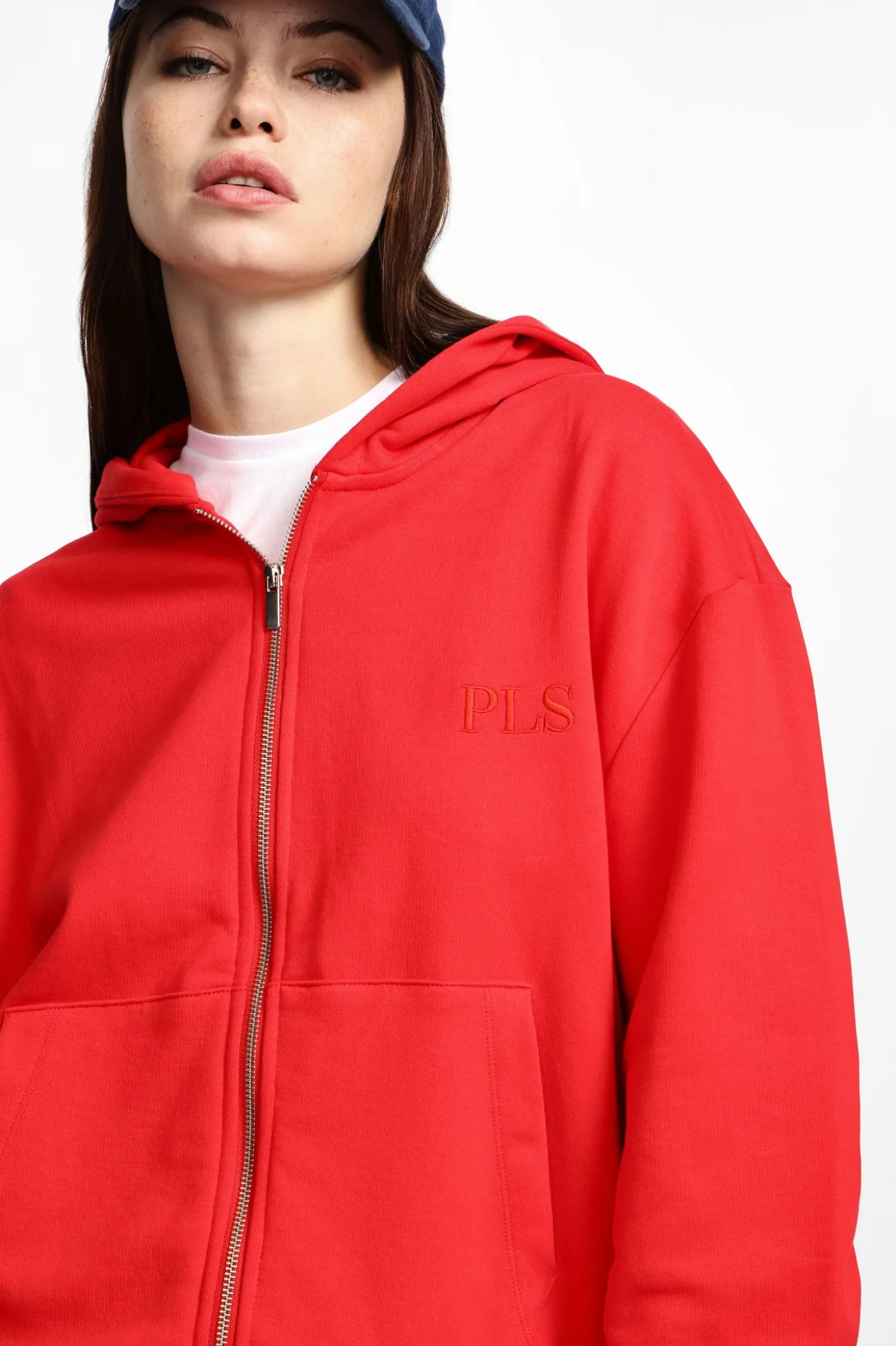 Sudadera con capucha y cremallera