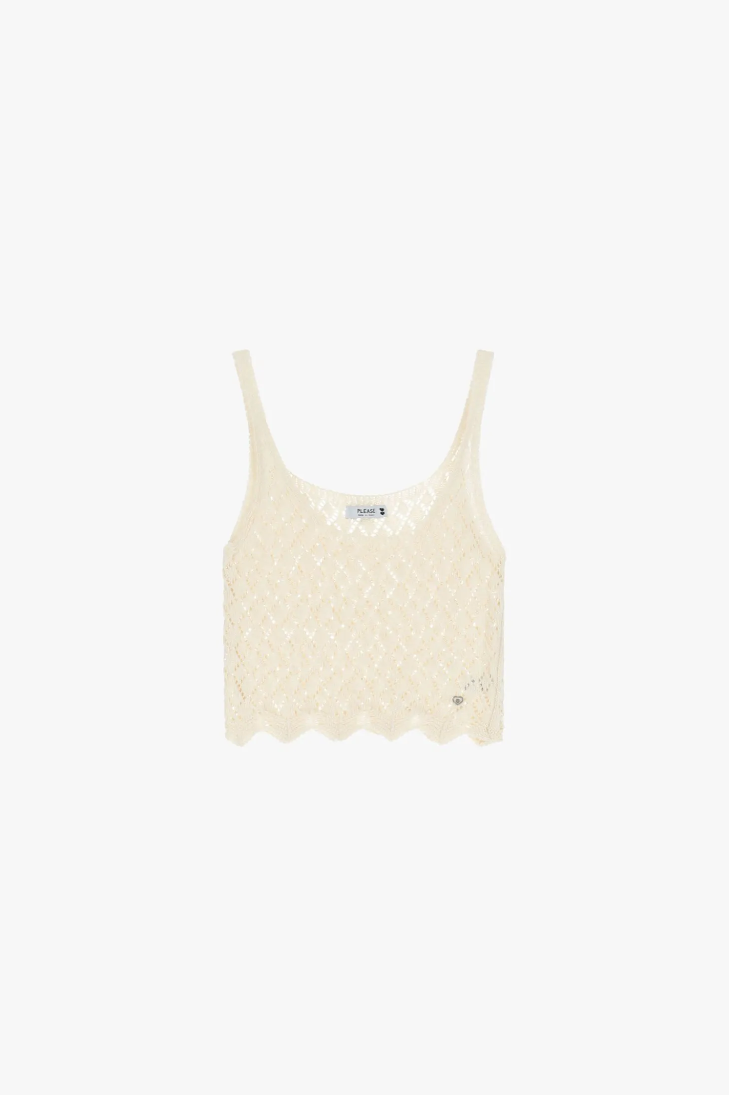 Top con tirantes y diseño calado