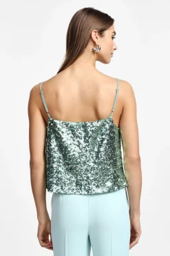 Top de tirantes con lentejuelas