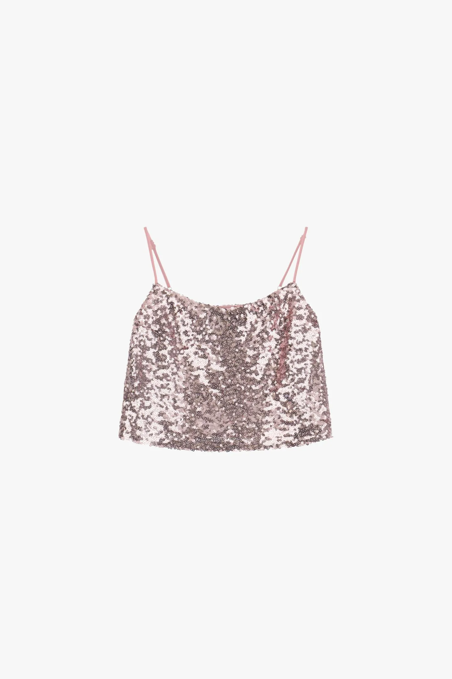 Top de tirantes con lentejuelas