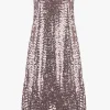 Vestido de lentejuelas con tirantes