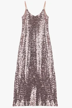 Vestido de lentejuelas con tirantes