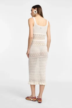 Vestido de punto con tirantes