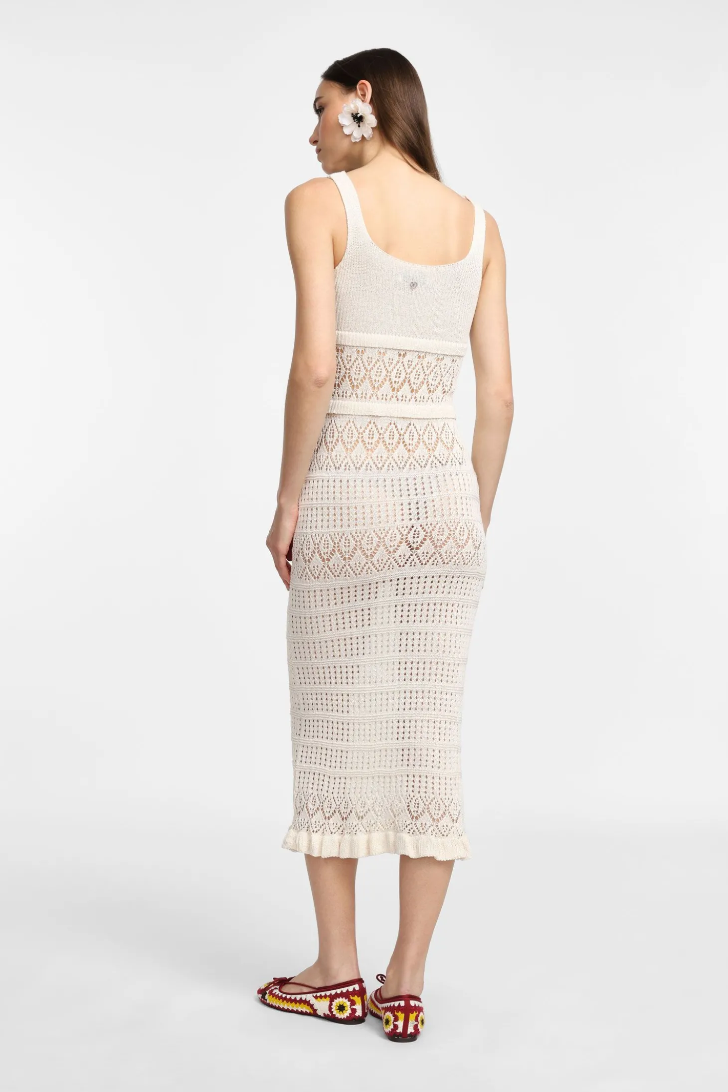 Vestido de punto con tirantes