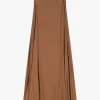 Vestido largo sin mangas fluido