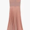 Vestido midi con tirantes finos